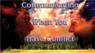 Communicating When You Have Conflict, graphic titlebox